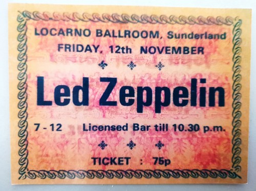 LED ZEPPELIN - MUSIC GROUP Various Reproduction CONCERT TICKETS Individual Sale - 第 7/37 張圖片