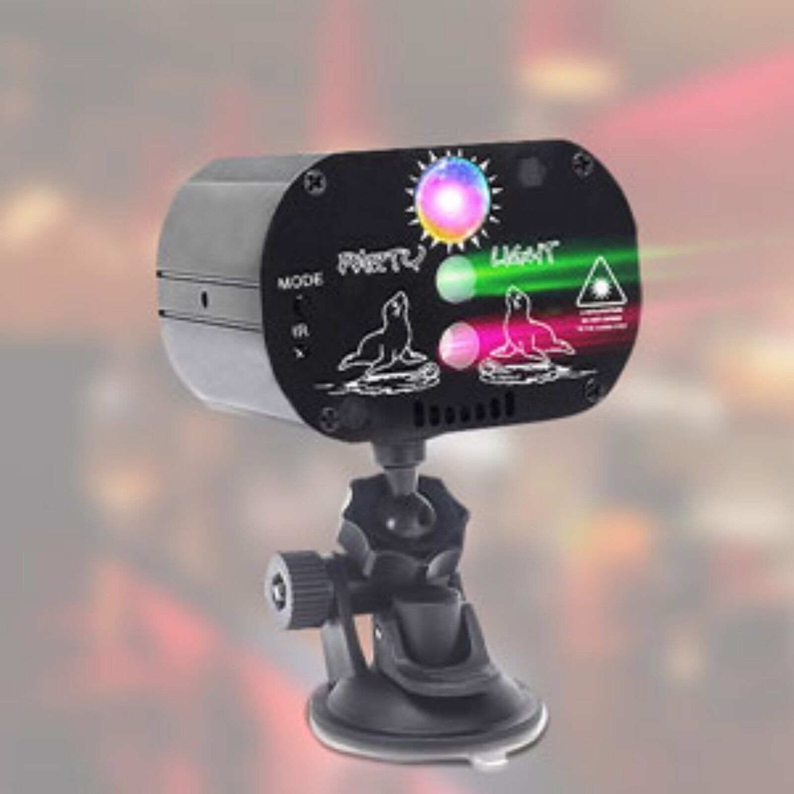 LED Laser Projektor Bühnenlicht 240 Muster Disco RGB USB Lichteffekt Weihnachts