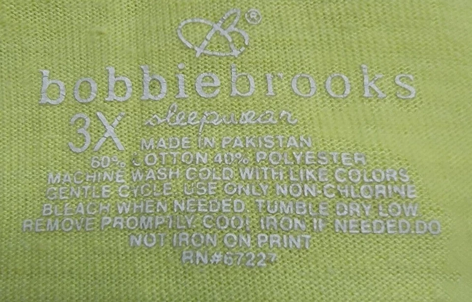 Camisa de dormir feminina Bobbie Brooks tamanho 3X Oh No It's Monday Again - Imagem 2 de 4