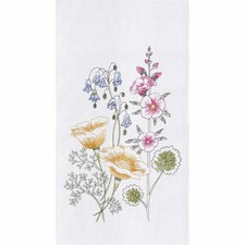 Floral Garden Flour Sack Towel