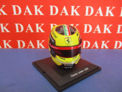 1/5 Modellino Casco Helm Ferrari Charles Leclerc Italy GP 2023 - Bild 2 von 7