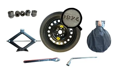 NETVANS roue de secours (galette) 17" pour TOYOTA Yaris 5t avec Cric Cle et sac 125/70