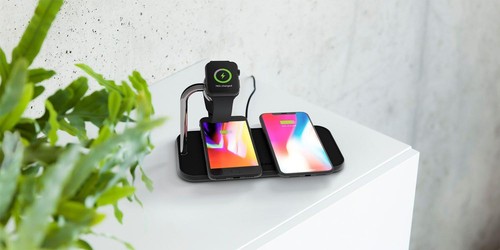 Zens Dual Fast Wireless Charger + Watch 10W Aluminium Series - Zdjęcie 9 z 10