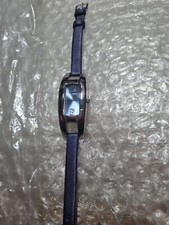 Le Chat Ladies Watch. Purple Vinyl Effect Strap, Stainless Steel Case.