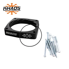 Helix Throttle Body Spacer Dodge Charger/Challenger HEMI 90mm Anodized Black