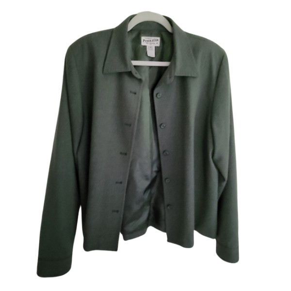 Pendleton 100% Virgin Wool Button Front Jacket Gr… - image 2