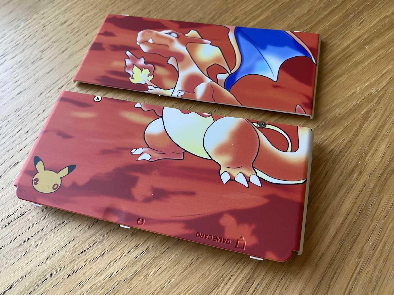 New Nintendo 3DS Cover Plates Pokemon 20th Anniversary Charizard eBay