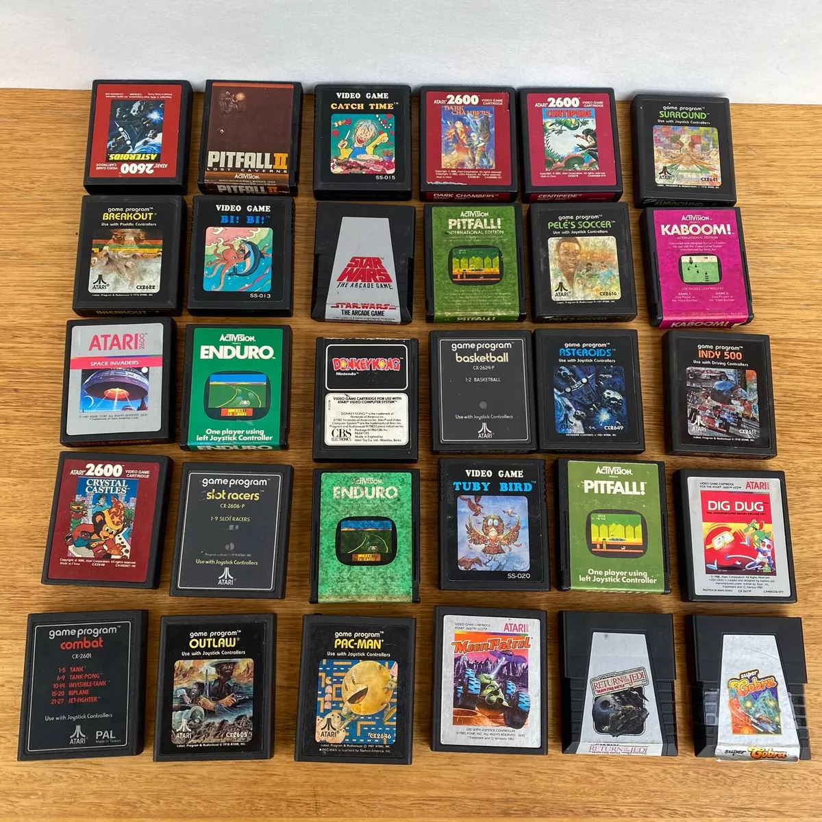 Vintage Atari 2600 Video Game Cartridge Select Your Title Choose Your Game