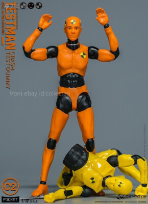 Damtoys Dps09 1/12 Testman Crash Test Dummy Real-Action Attribute