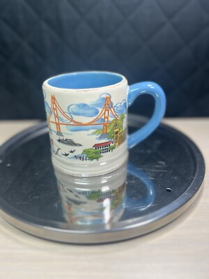 San Francisco Souvenir Mug Cup SF Mercantile The City By The Bay Bridge Scene