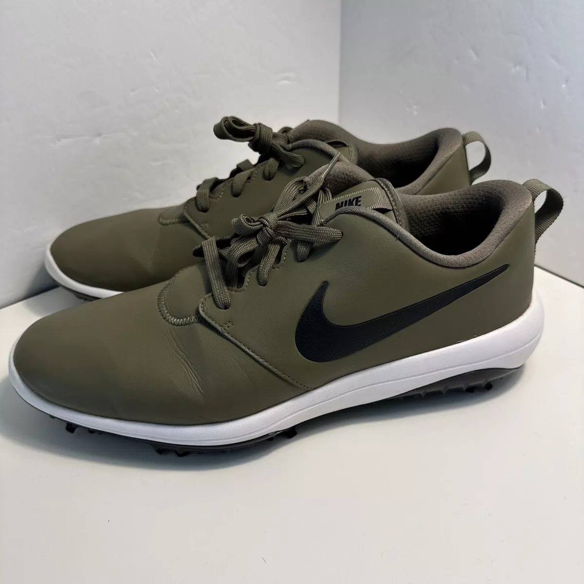 Roshe g golf 2024 shoes olive/black/white