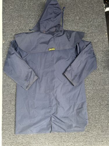 Driza-Bone Men’s Hooded Rain Coat Mid Length Long Sleeve Jacket S - Picture 3 of 10