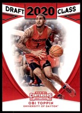 2020-21 Panini Impeccable Silver NBA Logo Obi Toppin /5 New York Knicks #20