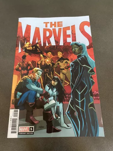 The Marvels #5 Asrar Variant 1:25 Marvel Comics 1st App WARBIRD in Costume 🔥