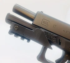 RH Thumb Rest for Pistol Recoil Control w/ACCESSORY RAIL!