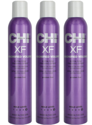 CHI Magnified XF Volume Extra Firm Finishing Spray - 12 fl oz - 3pk