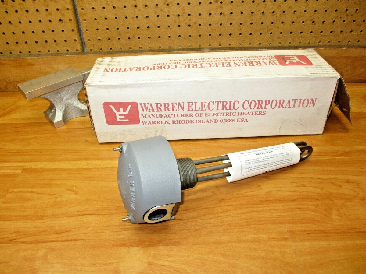 Warren Electric XQS-.5-110-10 Immersion Heater *NEW* 500 Watts, 110V, 1ph  10u0026#034; | eBay