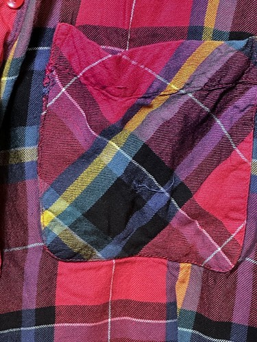 Nirvana Flannel Rework Vintage Grunge Band Custom Rework 3XL Womens Tour Vtg - Picture 3 of 5