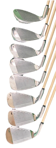 Turbo Power Titan Steel Iron Set 3-PW Petite Ladies Graphite 5i 36.5" RH Sweet - Picture 5 of 14