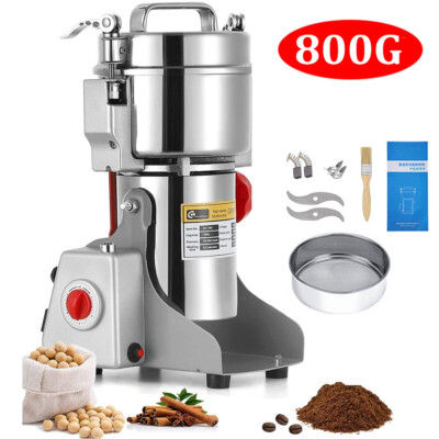 800g Kräutermühle Getreidemühle Elektrisch Mühle Maschine Kräuter Herbst Grinde