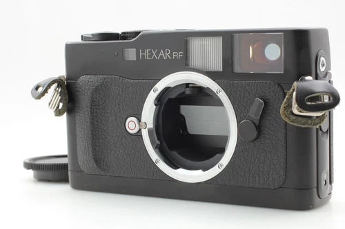 [Near Mint+++] Konica Hexar RF Black 35mm Rangefinder Film Camera Body Japan