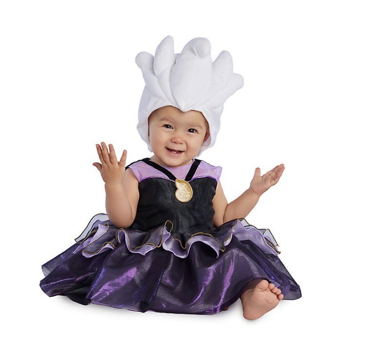 New Disney Store The Little Mermaid Ursula Baby Girl Costume 18-24 Mo  Halloween | eBay