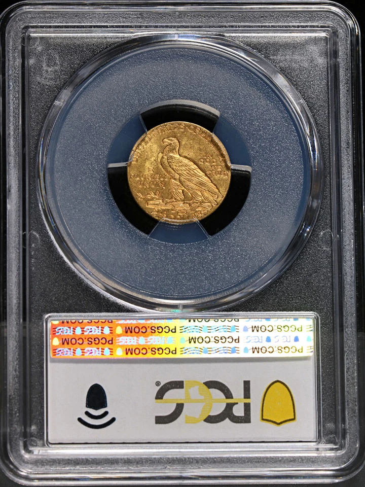 1911-P Indian Gold $2.50 PCGS MS63 Nice Eye Appeal Strong Strike - Image 4 of 4