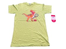 Junior Dinosaur Tennis T-Shirt 4 Sizes XS, S, M, L