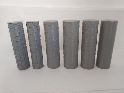 Ton Polymer Textur Roller Wargaming Basis Roller Beton Muster Ziegel