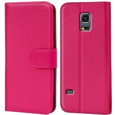 Schutz Hülle Für Samsung Galaxy S5 Mini Handy Klapp Schutz Tasche Book Flip Case