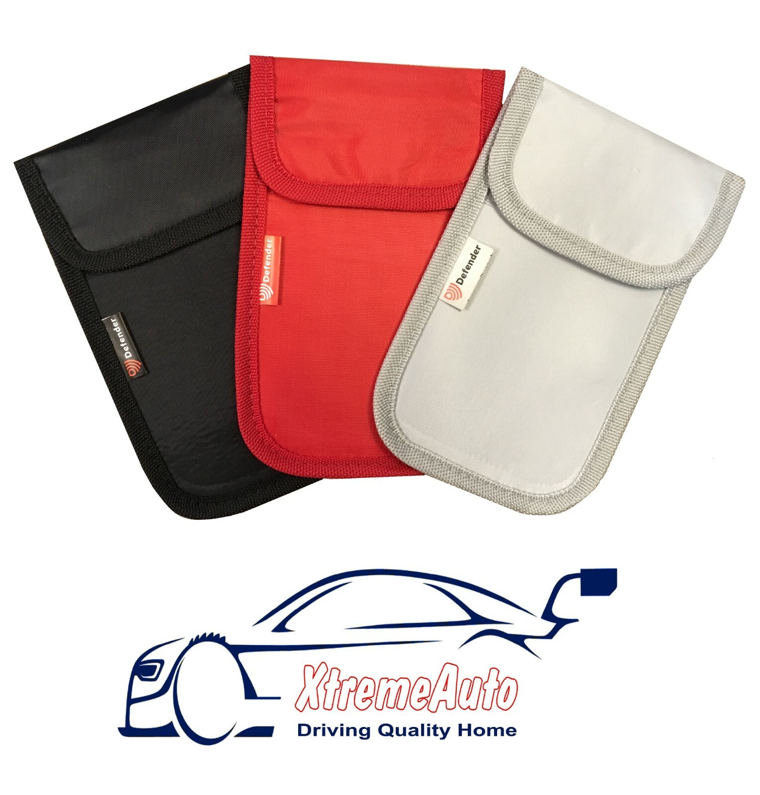 Genuine Red Defender Signal Blocker Car key Fob Signal Jamming Pouch UK
