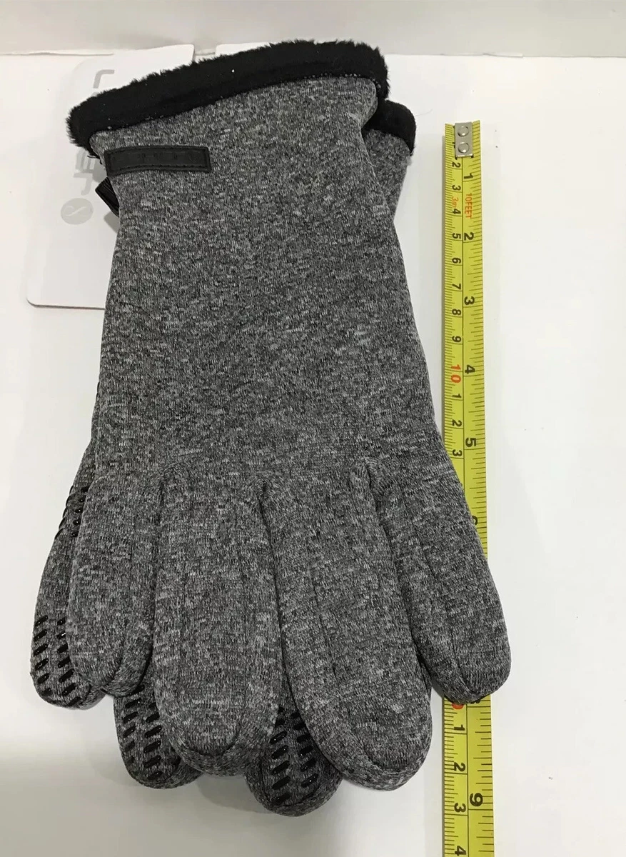 Layer 8 NWT Pair Women s Cold Weather Running Gloves Gray Black