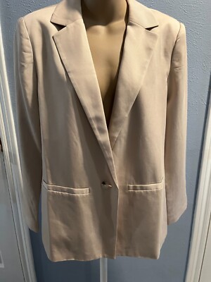 Something Nave Classic Blazer, Long Sleeve, Ecru, Size XS, nwt