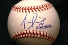 JUAN PIERRE AUTOGRAPHED AUTO SIGNED MAJOR LEAGUE BASEBALL "2000 HITS" PHILLIES