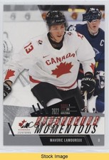 2024 Team Canada Juniors Prospectus Momentous Maveric Lamoureux #PM-7 READ mp4