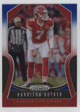 2019 Panini Prizm Red White & Blue Prizm Harrison Butker #215 wd7