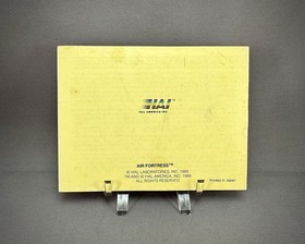 1989 Air Fortress Nintendo NES Complete - Authentic - CIB Comes w Protector Case