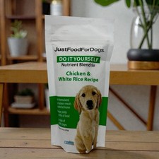 Just Food For Dogs Nutrient Blend For Homemade Food Chicken Rice DIY 7.92oz
