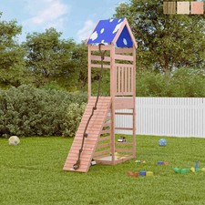Spielturm Holz Spielplatz Spielhaus Kinder Kletterturm Spiel-Zubehör für Garten