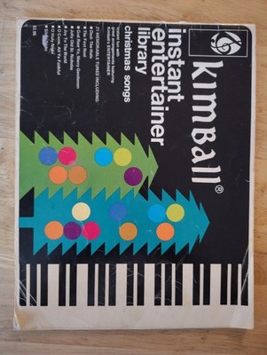 Kimball Instant Entertainer Library Christmas Songs Vimtage 1973