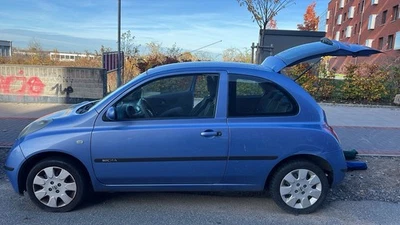 „Nissan Micra 2004 Blau – Benzin – Motorgeräusch, TÜV nötig, Reifenwechsel - Bild 1 von 4