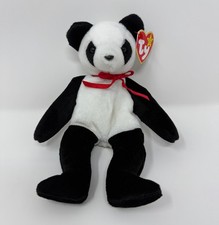NEW w/ Tags - TY Beanie Babies Fortune the Panda Bear - 1998 - Retired