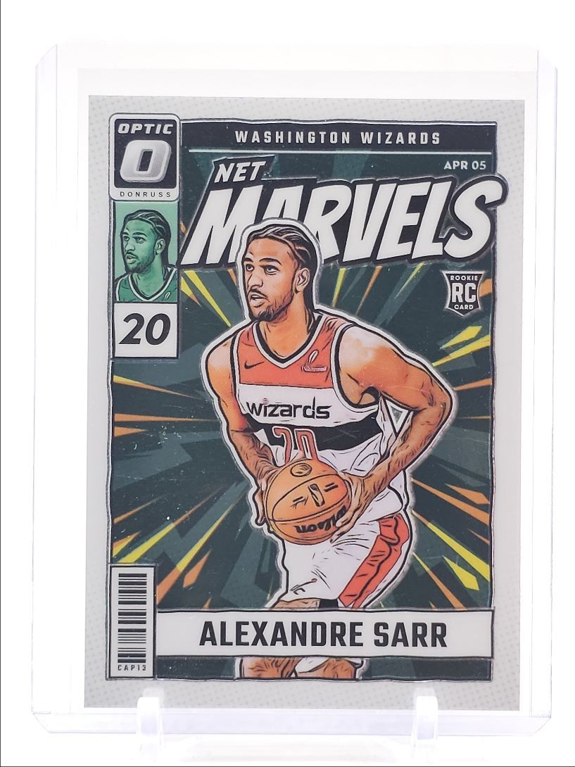 ALEXANDRE SARR 2024-25 DONRUSS OPTIC NET MARVELS ROOKIE WIZARDS RC Q5908