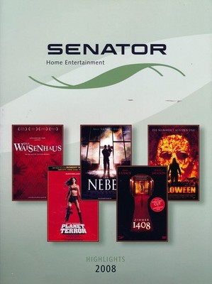Senator Home Entertainment 2008 - DIN A4 - 3 Seiten Faltbogen - Presseinfo + DVD