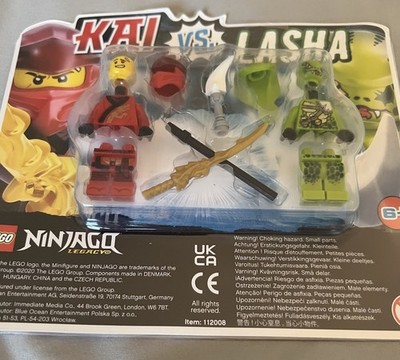 LEGO Ninjago Legacy Kai vs. Lasha Minifigure Blister Pack Set x2 Figs w Weapons