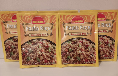 Sun Bird  Original FRIED RICE Seasoning Mix .74oz,  (5 PACK  (5 PACK) BB 07/2026