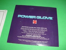 Power Glove Manual & Program Guide for NES Nintendo Entertainment System!