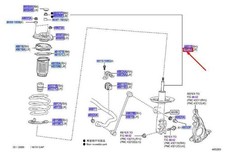 TOYOTA PRIUS W5 Stoßdämpfer vorne links 4852080492 NEU ORIGINAL