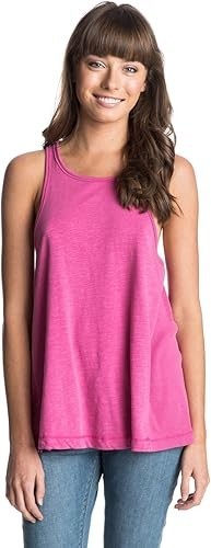 NWT ROXY Rockaway Flowy Pink Tank Top XS