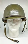 Original WW2 U.S. M1 Helmet - FRONT SEAM SWIVEL BALE MILITARY POLICE?